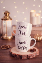 Load image into Gallery viewer, Tazze Mug Accio Coffee e Accio Tea.
